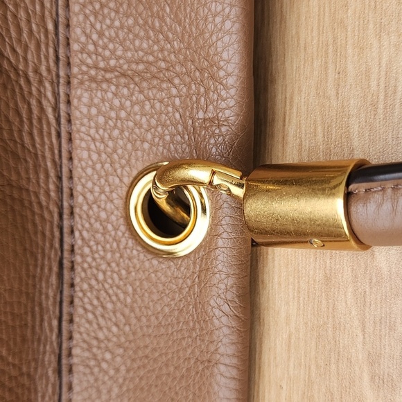 Marc by Marc Jacobs Too Hot to Handle Pebbled leather Saddle Bag in Tan Leather - Picture 13 of 16